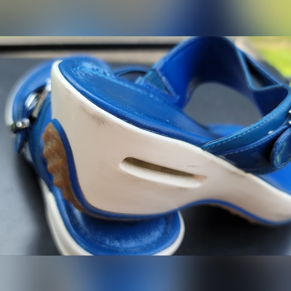Cole Haan vintage Nike Air Sandals Wmns 6 Blue - Picture 10 of 10